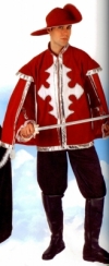Disfraz de Mosquetero rojo