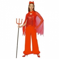 Disfraz de Mujer Demonio Roja