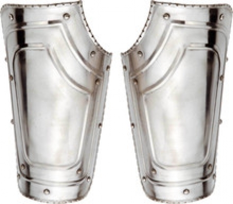 Espinilleras de metal