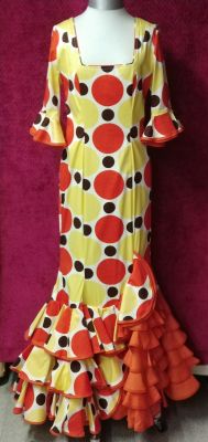 Vestido de lunares amarillos
