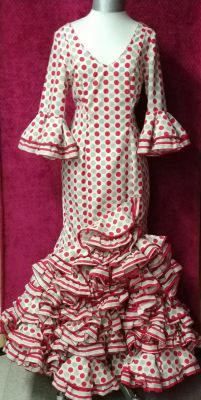 Vestido de lunares rojos