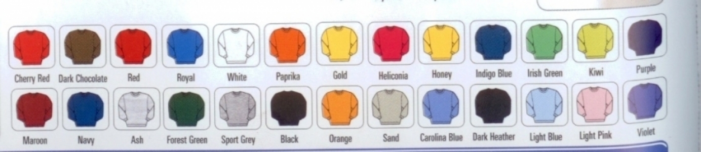 Sudadera adulto cuello redondo